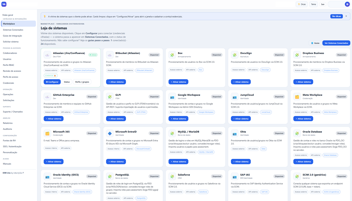 LibertySec — produtos de segurança e automação